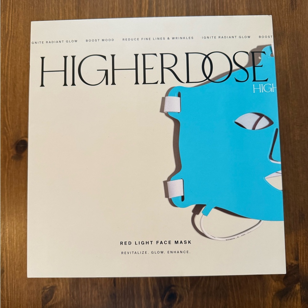 HigherDOSE Red Light Face Mask